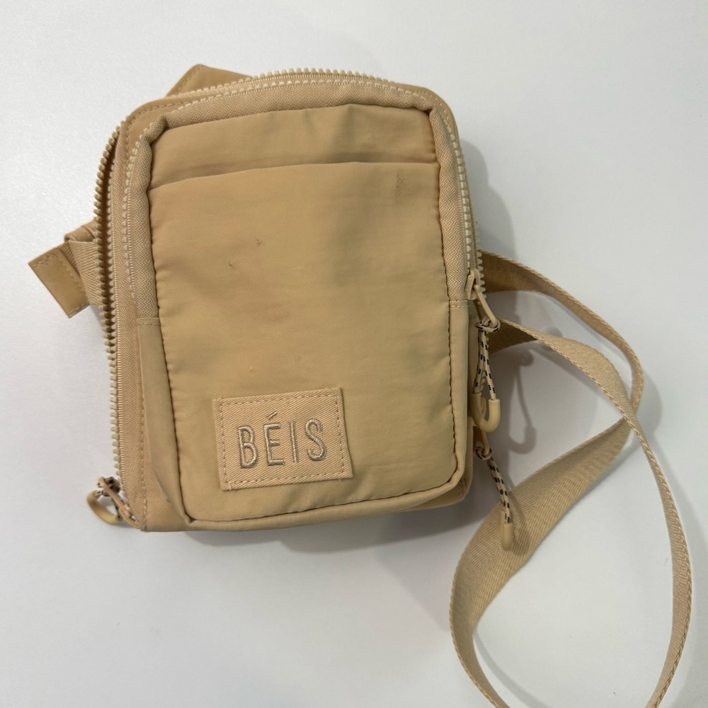BEIS Tan Crossbody Bag